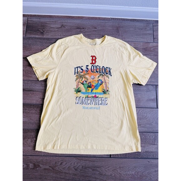 Margaritaville Other - Boston Red Sox Margaritaville Five O'Clock Graphic T-Shirt Adult XXL HTF